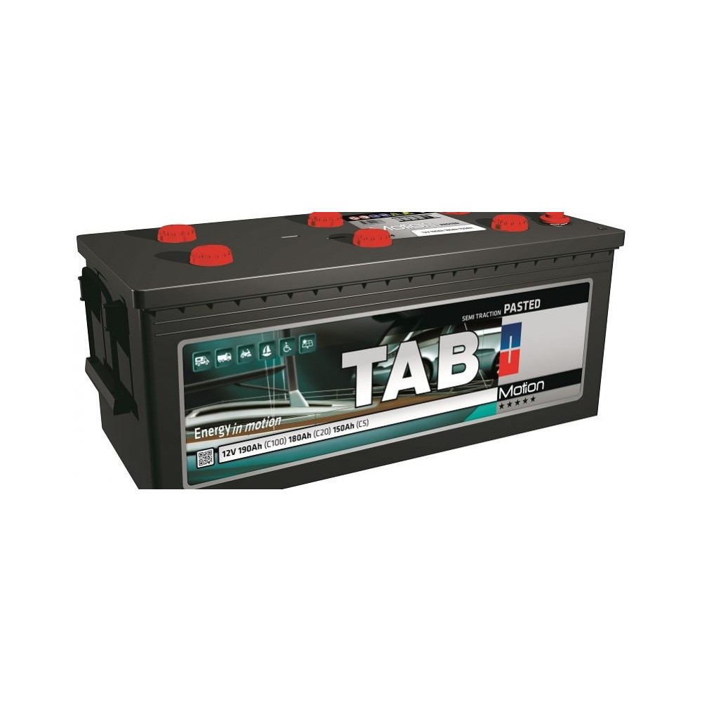Baterias TAB SOLAR 12V 190 Ah C100 Monoblock Plomo Ácido abierto