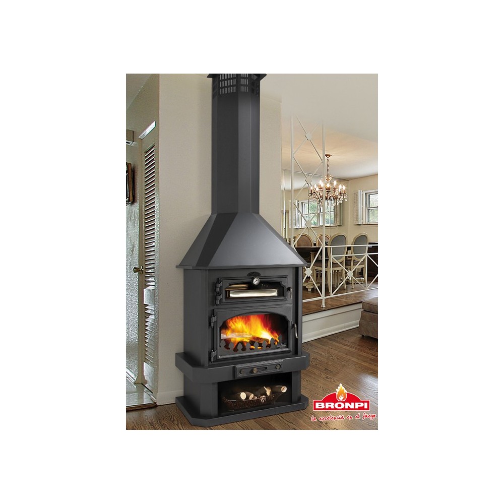 Chimenea con horno BRONPI modelo EBRO