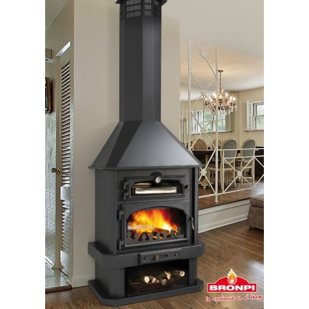 Chimenea con horno BRONPI modelo EBRO