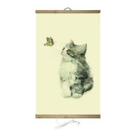 Poster calefactor gatito